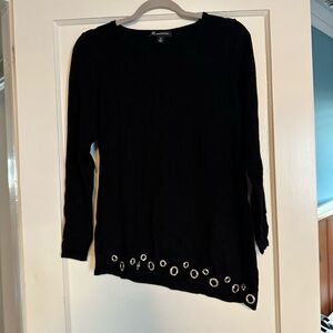 Black Top with Silver Accents